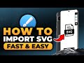 How To Import SVG in Infinite Design (FAST &amp; EASY) | 100% WORKS | NO Yapping, To The Point!