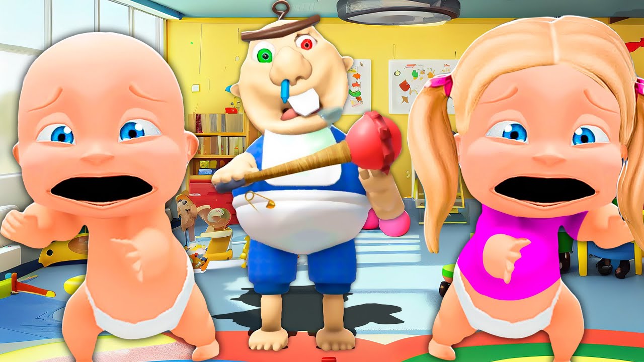 Baby & Girlfriend TRAPPED in EVIL Daycare!