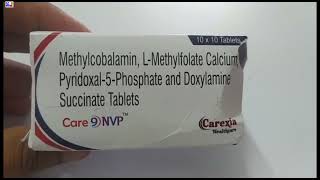 Care 9 NVP Tablet | Methylcobalamin L-Methylfolate Calcium Pyridoxal-5-Phosphate & Doxylamine screenshot 4