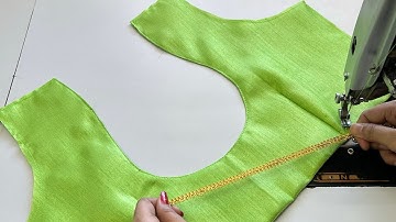 Model Blouse Back Designs | Lace Blouse Neck Design | Cutting And Stitching Back Neck Blouse Design