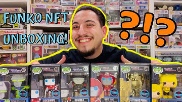 Unboxing Funko NFT Transformers Series 1 Physical Redemption Pop Set!