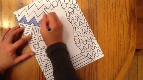 Positive-Negative Space, Patterns, & Lines