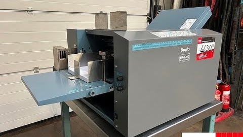 Fully Automatic Duplo DF 1200 paper folder for sale   Gab Supplies Ltd   2015
