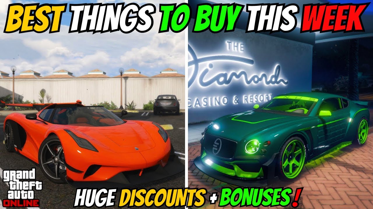BEST THINGS TO BUY In GTA Online Weekly Update DOUBLE MONEY HUGE 