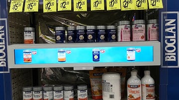 WEWISS shop advertising stretch bar lcd shelf screen