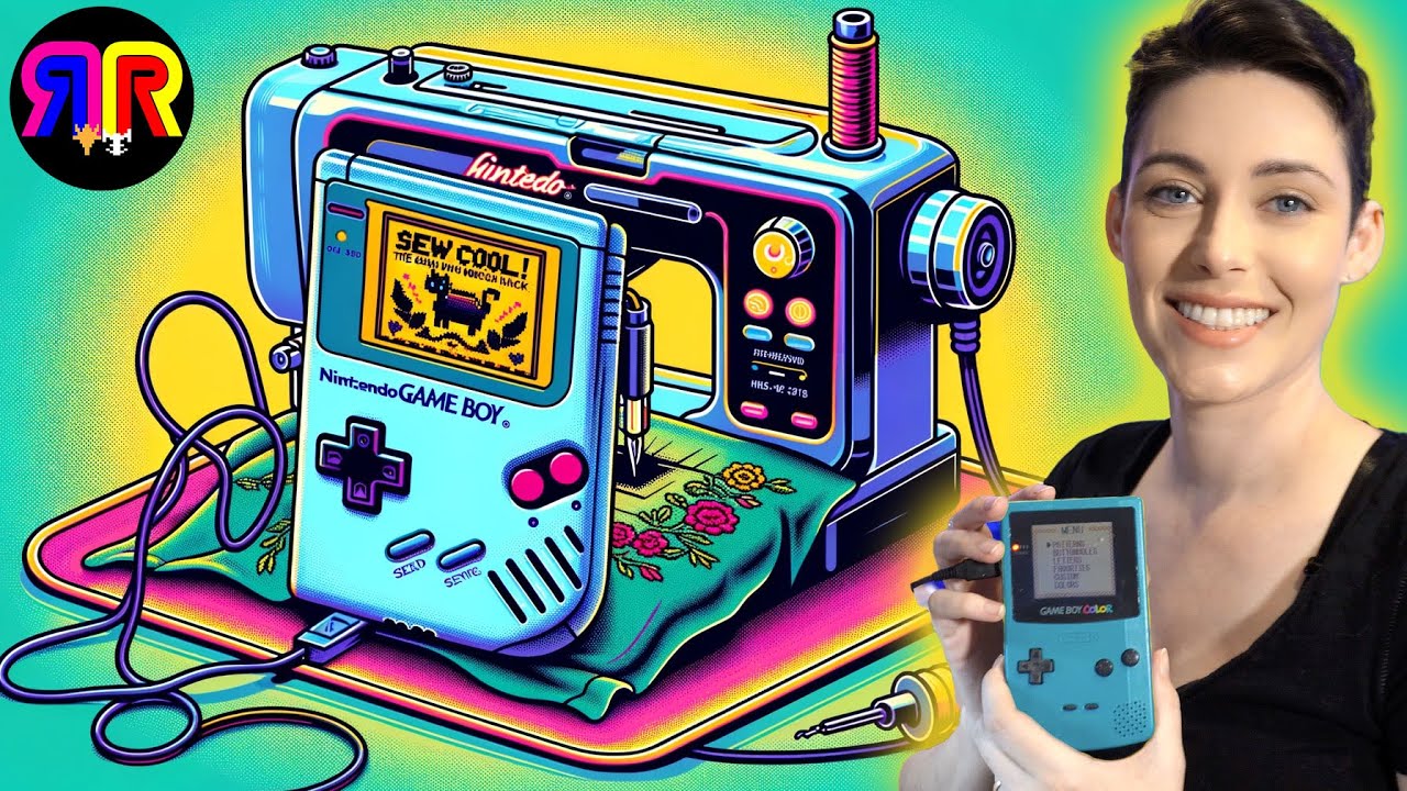 The Game Boy Color Had An Actual Sewing Machine Add-On (But Why?)