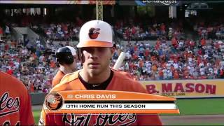 2012/06/30 Davis' three-run blast