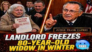 Elderly Widow Left in the Cold by Landlord — Watch Judge Caprio’s Powerful Decision!
