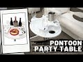 Pontoon Party Table and Serving Tray