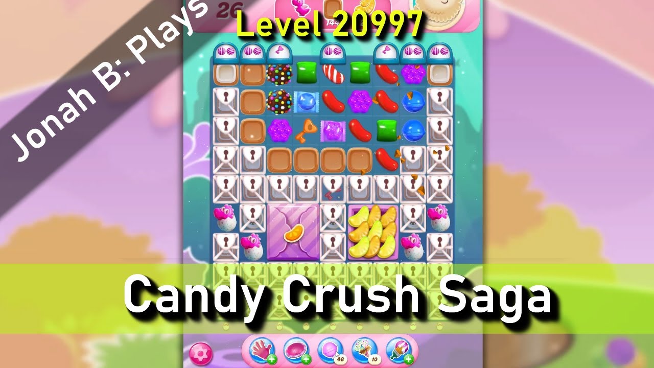 Candy Crush Saga Level 20997 - YouTube