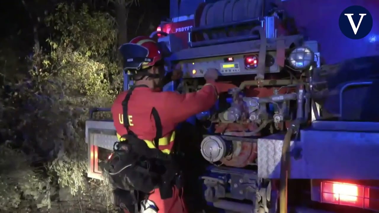 Empeora el incendio en Las Hurdes y preocupa otro fuego cerca del Parque Nacional de Monfragüe