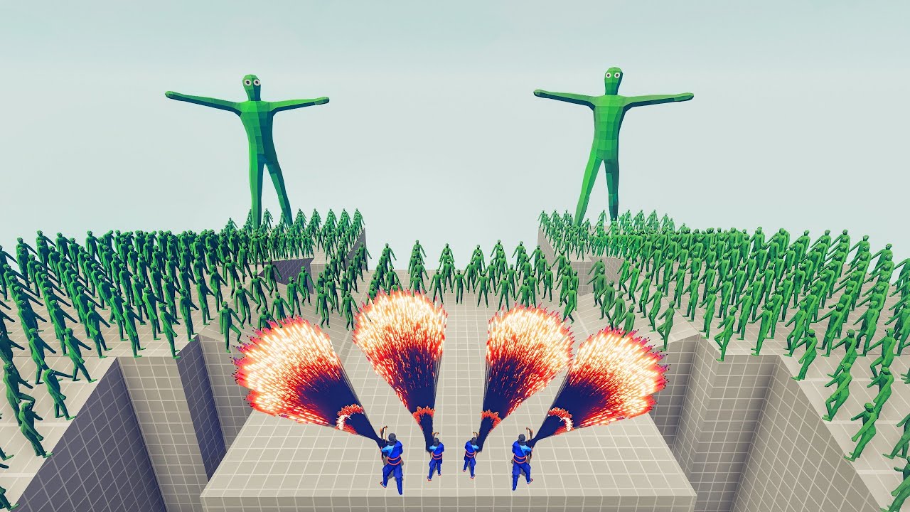 200x ZOMBIE vs 2x EVERY GOD - Totally Accurate Battle Simulator TABS