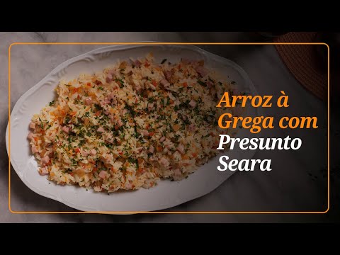 RECEITA DE ARROZ À GREGA COM PRESUNTO