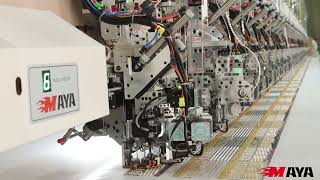 Maya Embroidery Machine with OLH 097 dual sequin + dual beads device
