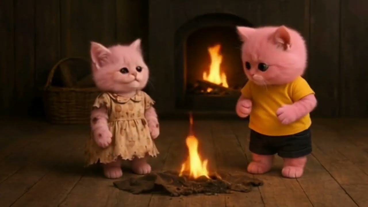 House Fire Accident! Brother Cat Saves Sister Cat Just In Time