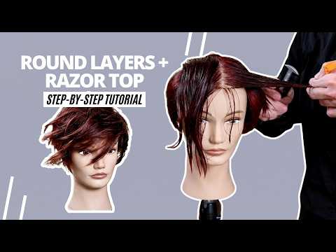 Cutting Round Layers & A Razor Top - Step-ByStep Tutorial