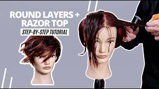 Cutting Round Layers & A Razor Top - Step-ByStep Tutorial