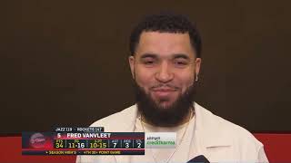 Fred Vanvleet PostGame Interview | Utah Jazz vs Houston Rockets