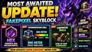 Most Awaited Fakepixel Update is Here! 😱| Fakepixel | #minecraft #skyblock 🛑🛑
