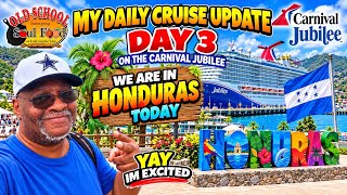 CARNIVAL JUBILEE CRUISE UPDATE DAY 3 /We Are In Honduras Today/Yesterday Was A Busy Day/Great Meal