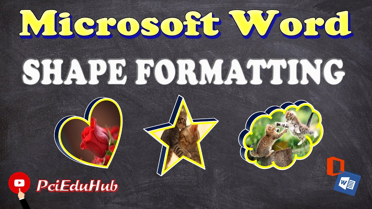 Shape Formatting in MS Word || MS Word मे Shape मे Formatting कैसे करें ...