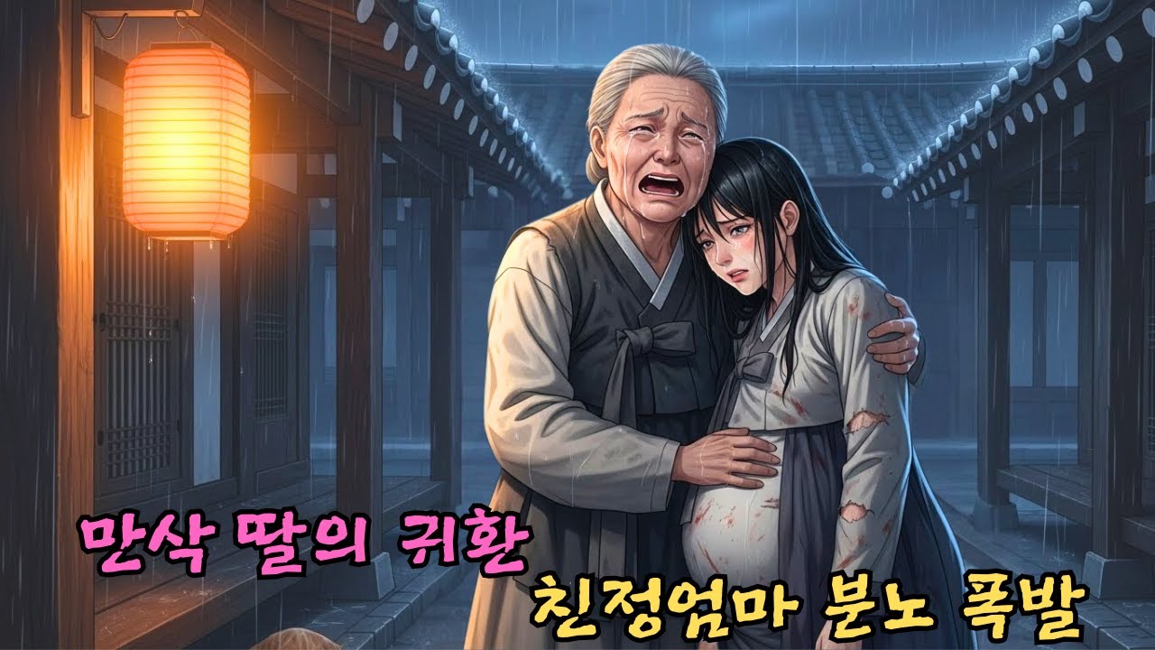 피투성이로 친정에 돌아온 만삭 딸을 보고 사위와 시댁을 무너뜨린 친정엄마  | 야담·민담·전설·설화·옛날이야기