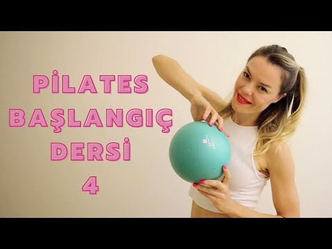 Pilates Başlangıç Dersi 4 // küçük top ile bir beden inceliyoruz I Pilates Workout with Mini Ball