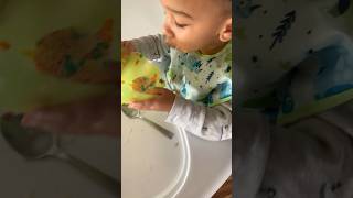 Toddler Eating Cereal Like A Teenage Boy! 😂
