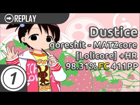 Dustice | goreshit - MATZcore [Lolicore] 98.31% HR FC 411pp