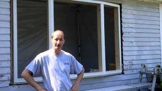 Stages of a Bay/Bow Window Installation