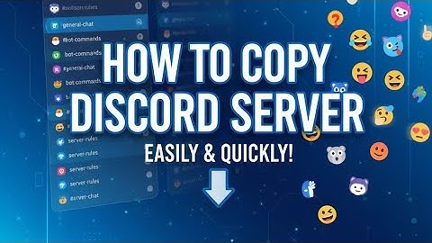 How to copy discord server | how to clone discord server by @cwkhan