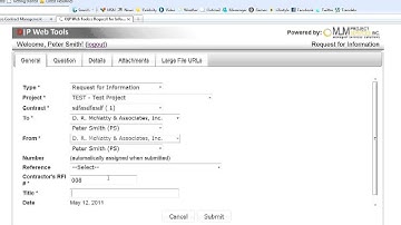 Contract Management Interface Demonstration