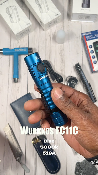 FC11C Blue Wurkkos #flashlight #temu #air #edc #tools #amazon #torch #walmart #glow #light #wurkkos