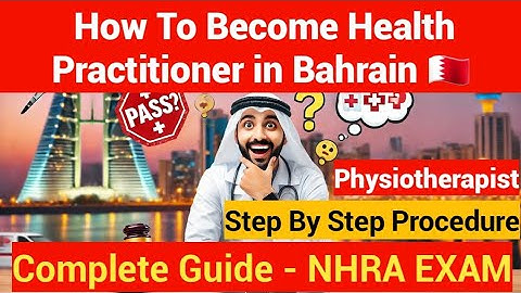 How to Get NHRA Bahrain licence for Health Practitioners |Step By Step Complete Guide 🇧🇭
