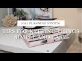 2022 PLANNING SYSTEM | TIPS FOR KEEPING THINGS SIMPLE AND EASY