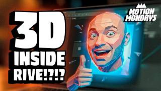 Rive Does 3D Now?! + The Fastest Glow Plugin EVER? | Motion Mondays