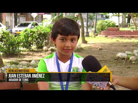 Niños tenistas se destacaron en torneo departamental