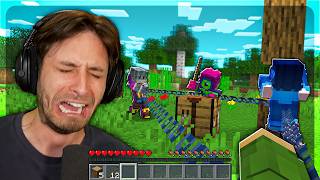 Can we beat Minecraft but CHAINED TOGETHER