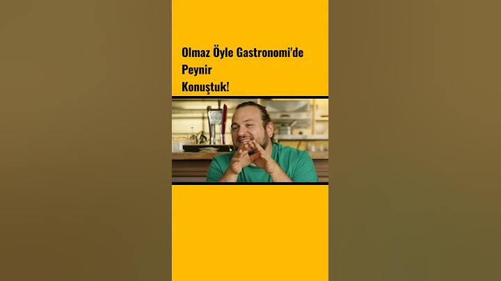 PEYNİR NEDİR? - Olmaz Öyle Gastronomi #Shorts