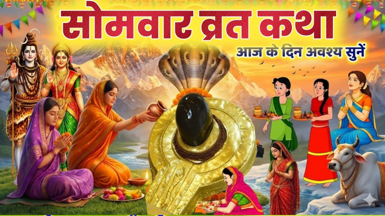 somvar vrat katha /सोमवार व्रत कथा /shiv katha/ shiv puran katha/ shiv charcha #somvarvratkatha