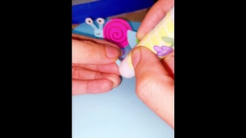 Hướng dẫn làm ốc Sên #art #paperdiy #diy #drawing #papercraft #papercraftdiy