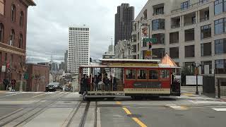🇺🇸 Führerstandsmitfahrt San Francisco Cable Cars | California | Van Ness nach Drumm [4K UHD]