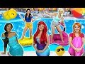 JASMINE’S POOL PARTY WITH ELSA AND ANNA, ARIEL AND BELLE. Totally TV