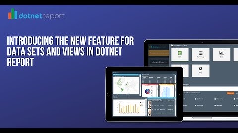 Introducing the New Feature for Data Sets and Views in Dotnet Report