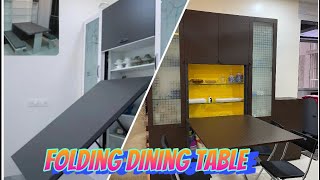 Folding dining table / wall mounted  space saving dining table /furniture by Buildspace