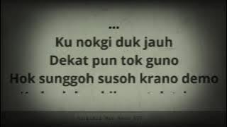 Kunok Gi duk Jauh - Cikgu Sulizi  Karaoke (minus one) #dikirbarat tanpa vokal