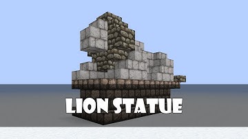 Tutorial: compact lion statue