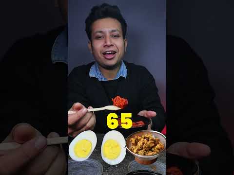 I Compare Chicken 65 Vs Egg 65 and the Result Was???😟😳😰
