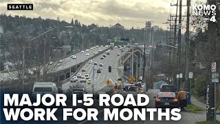 Long-term I-5 lane reductions to impact Seattle traffic, drivers urged to plan for delays