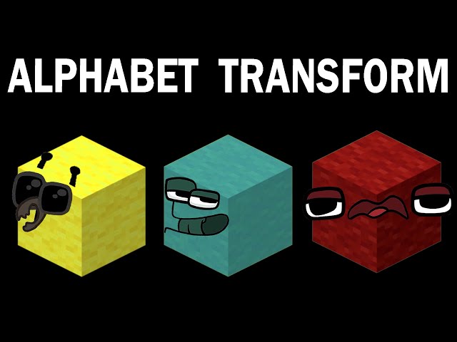 That's Alphabet Lore Z combine with Minecraft creeper! #minecraft